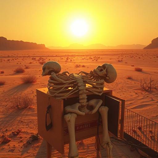 Album art for Desert Hawks' 'Sun Bleached Bones'
