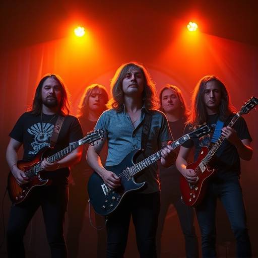 Band photo of The Aurora Echoes, psychedelic rock band